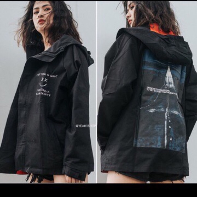 Áo khoác kaki fom rộng (size L-xl)