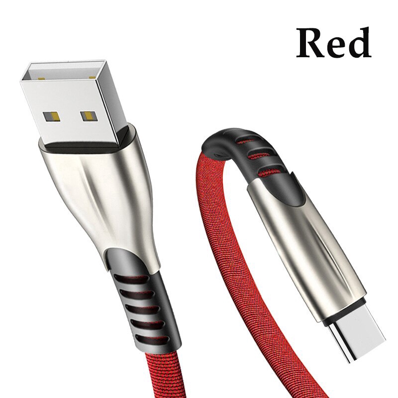 Dây cáp sạc nhanh USB C/micro usb/lightning 5A 2.4A cho điện thoại