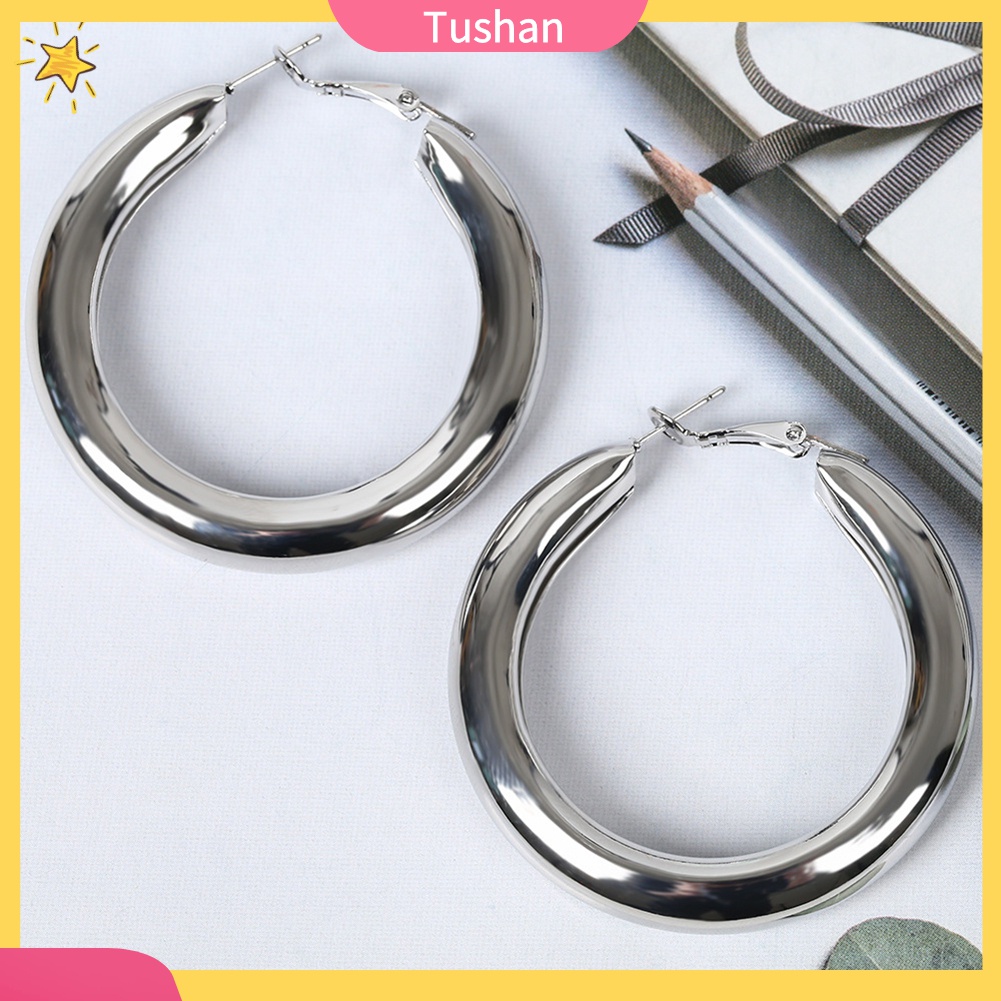 Khuyên Tai Nữ Hình Tròn Lớn Thời Trang