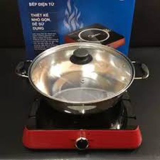 Bếp điện từ Midea MI K1917EF kèm nồi lẩu 26cm