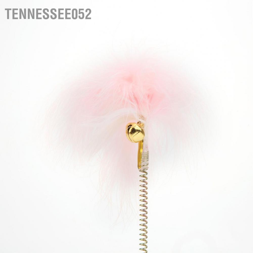 Hàng Sẵn Đồ chơi lật đật kèm lông vũ cho mèo với chuông【Tennessee052】