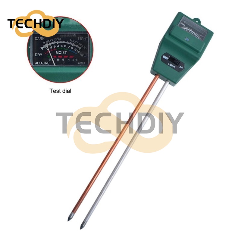Máy Đo Độ Ẩm / Độ Ph 3 Trong 1 Tiện Lợi