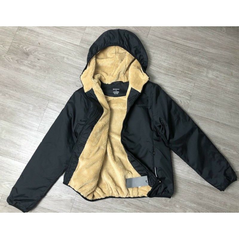 Áo khoác gió lót lông cừu nữ 2021