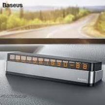 Free Ship Bảng thông báo số điện thoại chủ xe có phản quang thiết kế sang trọng thông minh dùng trên xe ô tô - Baseus | BigBuy360 - bigbuy360.vn