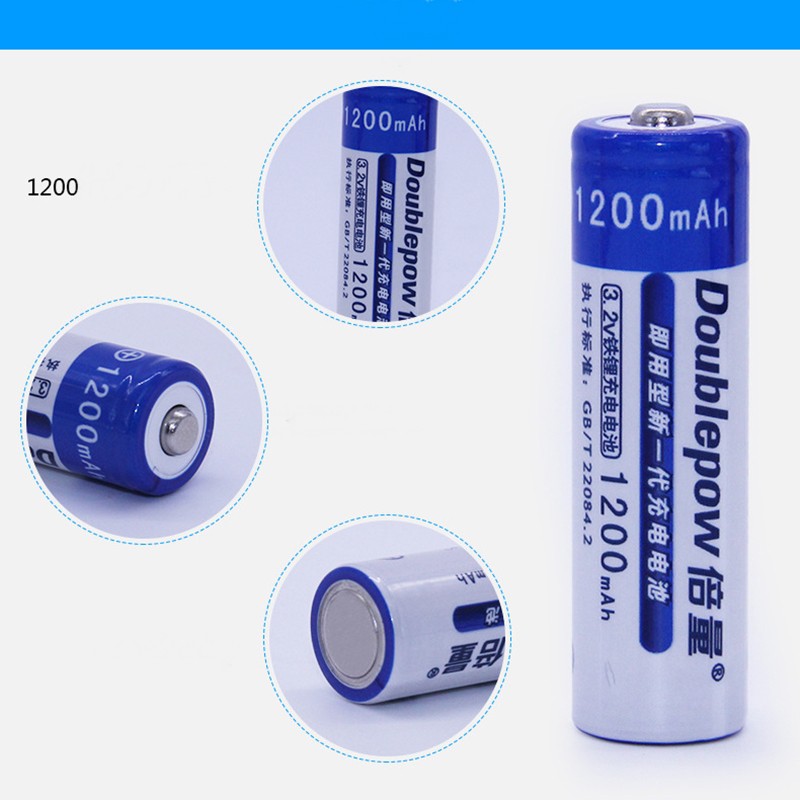 Combo 1 Bộ sạc pin Doublepow DP-B02 + 4 viên pin AA 1200mAh