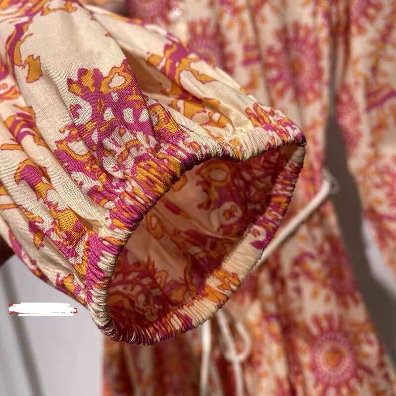 Váy sơ mi dáng ngắn thắt eo ZR