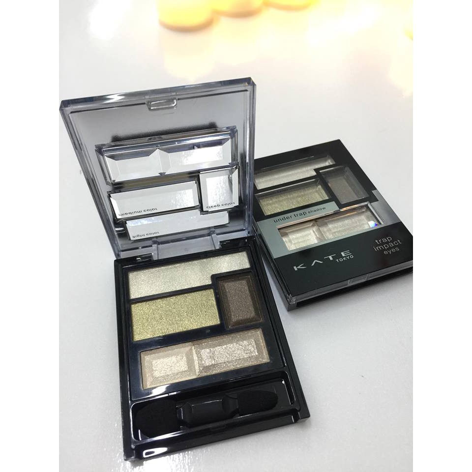 Duy nhất 1 hộp Bảng phấn mắt 5 màu Kanebo Tokyo Kate Trap Impact Eyes Nhật nội địa 3g