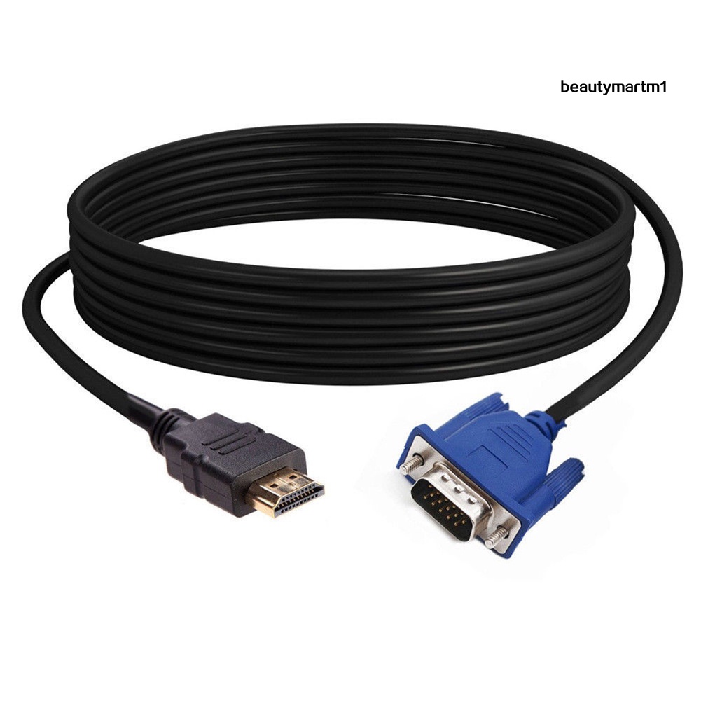 Dây Cáp Chuyển Đổi Hdmi Sang Vga Đầu Cắm6Ft 1080p Cho Hdtv Dvd | BigBuy360 - bigbuy360.vn