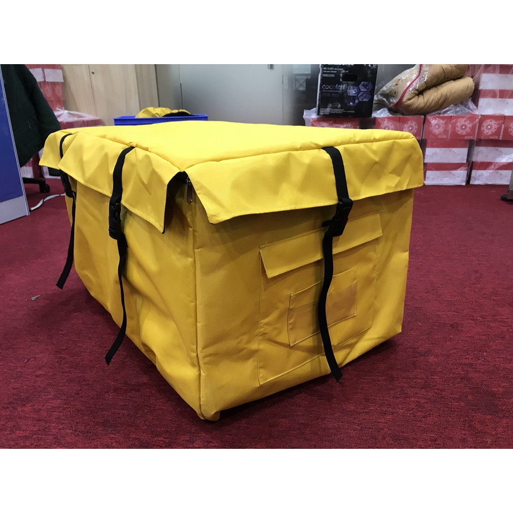 Túi Bưu Tá Shipper Vàng Vải Dù Chống Thấm Nước Có Khóa Cài Thương Hiệu Vnpost Bưu Điện Việt Nam