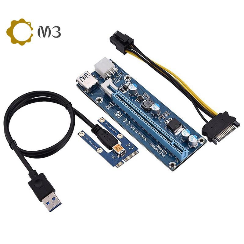 Bộ Chuyển Đổi Pci-E 1x Sang 16x Kèm Phụ Kiện