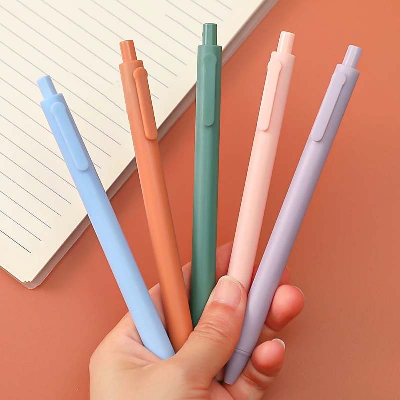 Bút Mực Gel Mực Đen Ngòi 0.5mm Có Thể Thu Gọn Tiện Dụng