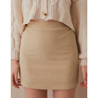 Chân váy nhung dáng ôm basic nữ Air Space 2041822004