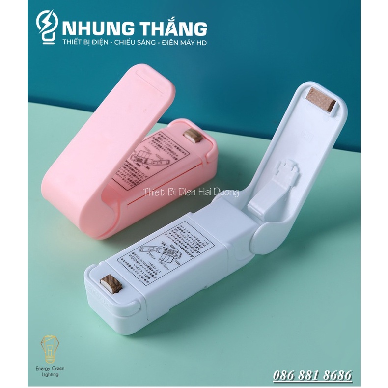 Máy Hàn Miệng Túi Thực Phẩm Mini - Kẹp Niêm Phong - Siêu Tiện Lợi - Màu Random