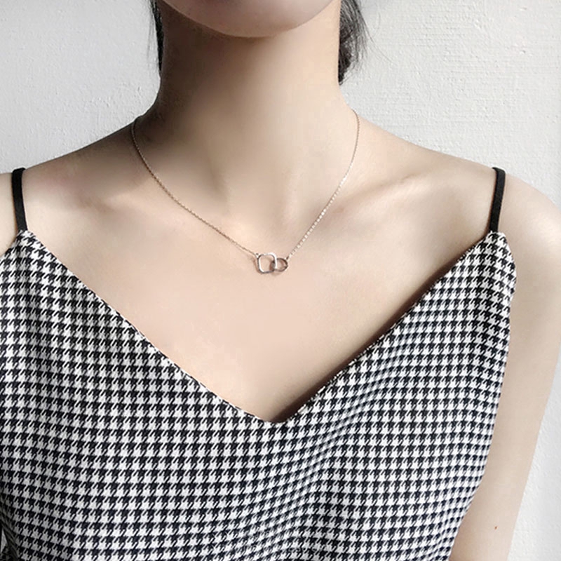 Vòng Cổ Tinh Tế Của Phụ Nữ Đàn Bà Hình Học Vòng Cổ Chuỗi Xương đòn Women Geometric Clavicle Chain Pendant Necklace