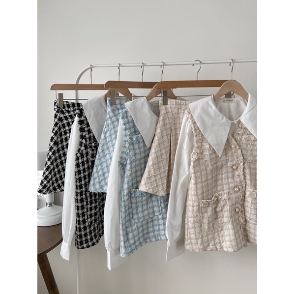 Set Dạ tweed 3 món Quảng châu