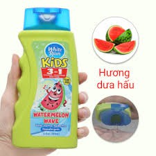 Sữa tắm gội và xả 3 in1 White Rain kids 355 ml dành cho bé của Mỹ