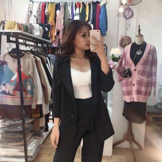 😆 SET VEST ÁO DÀI QUẦN SUÔNG HOT TREND😆