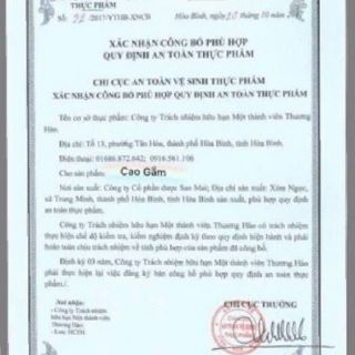 Cao Gắm 500gr
