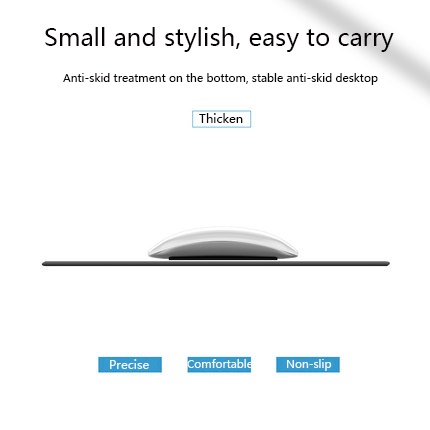 Tấm Lót Chuột Hình Tròn Chống Thấm Nước 22x22cm