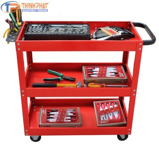 Xe đẩy 3 ngăn dựng dụng cụ tpet