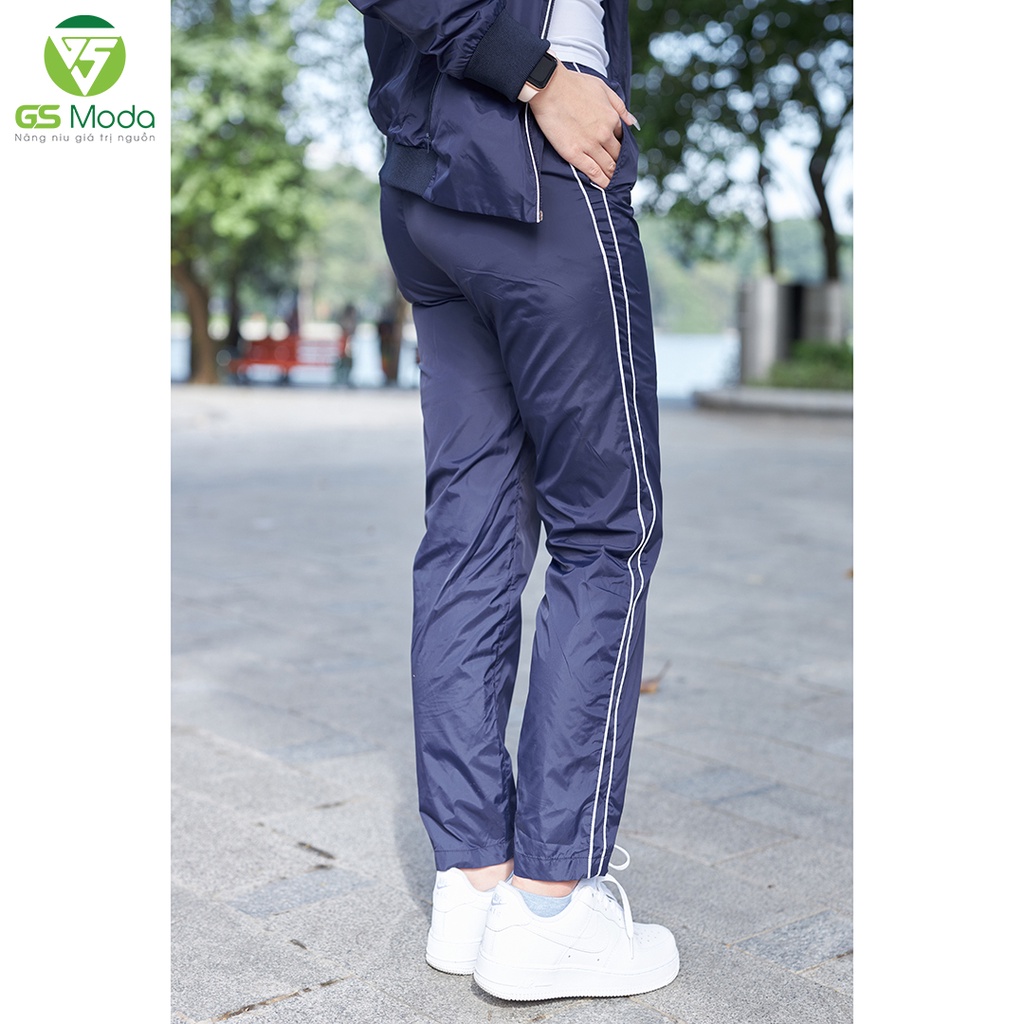 Bộ quần áo gió nữ thể thao 2 lớp GS Moda,  chống nước, chống gió, thiết kể trẻ trung, thời trang 2110005M