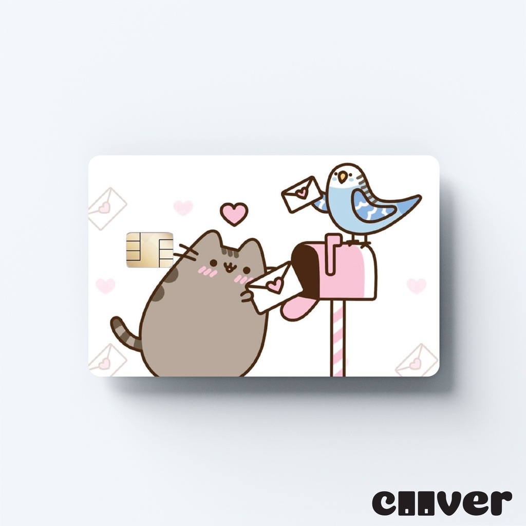 PUSHEEN2 - Miếng dán thẻ FREESHIP – Miếng dán thẻ ngân hàng/thẻ ATM, thẻ chung cư, thẻ thang máy, thẻ gửi xe,... COOVER