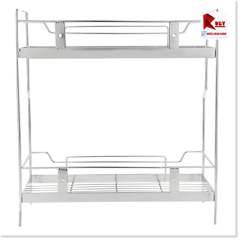 Kệ Gia Vị 12x40x45cm Inox 304 2 Tầng Có Chân