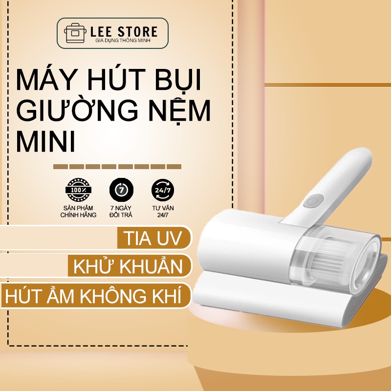 Máy hút bụi giường nệm, máy hút bụi mini không dây sạc pin có tia UV khử khuẩn, hút ẩm không khí, chăn ga, ghế sofa M2