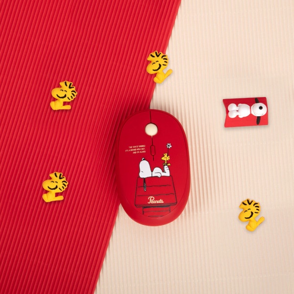 Chuột Bluetooth Không Dây 2.4Ghz HìNh Snoopy Dễ Thương