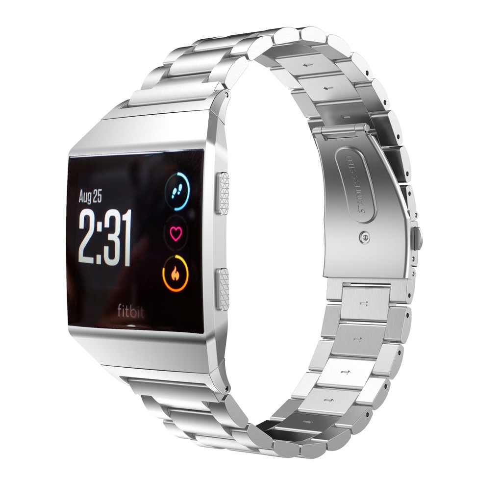 Dây Đeo Inox Cho Đồng Hồ Thông Minh Fitbit Ionic