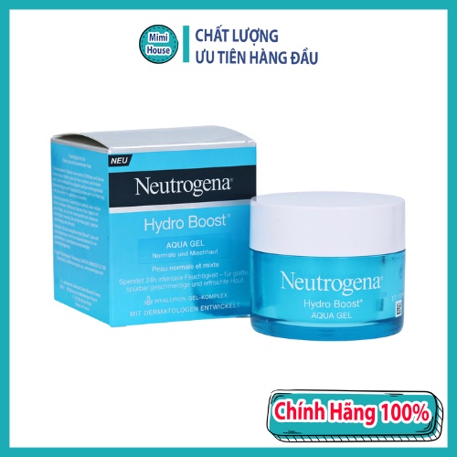 Kem Dưỡng Neutrogena Aqua Gel 50ml dành cho da dầu, thấm nhanh không gây bí da bản Pháp -  MiMi House