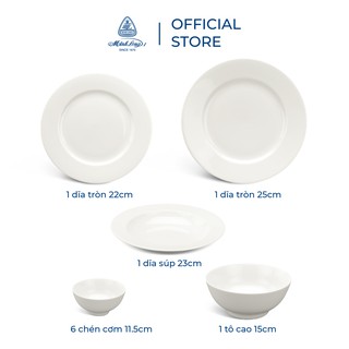 BỘ BÀN ĂN 14 MÓN MINH LONG