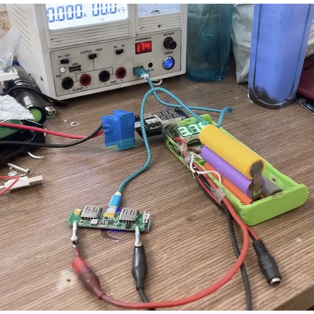 Mạch sạc dự phòng 5V2A tháo máy 2 cổng