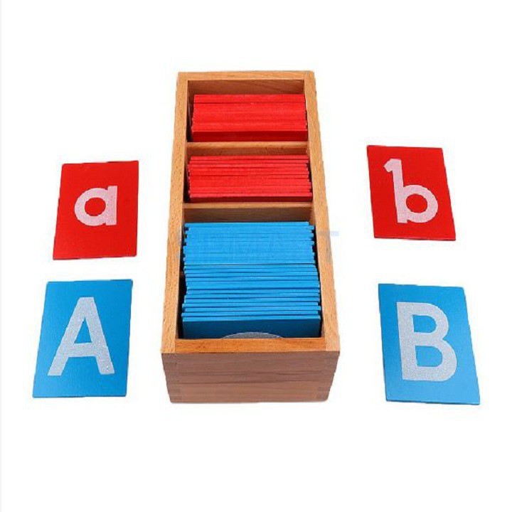 Bộ Chữ Cái Nhám  #Giáo Cụ Montessori