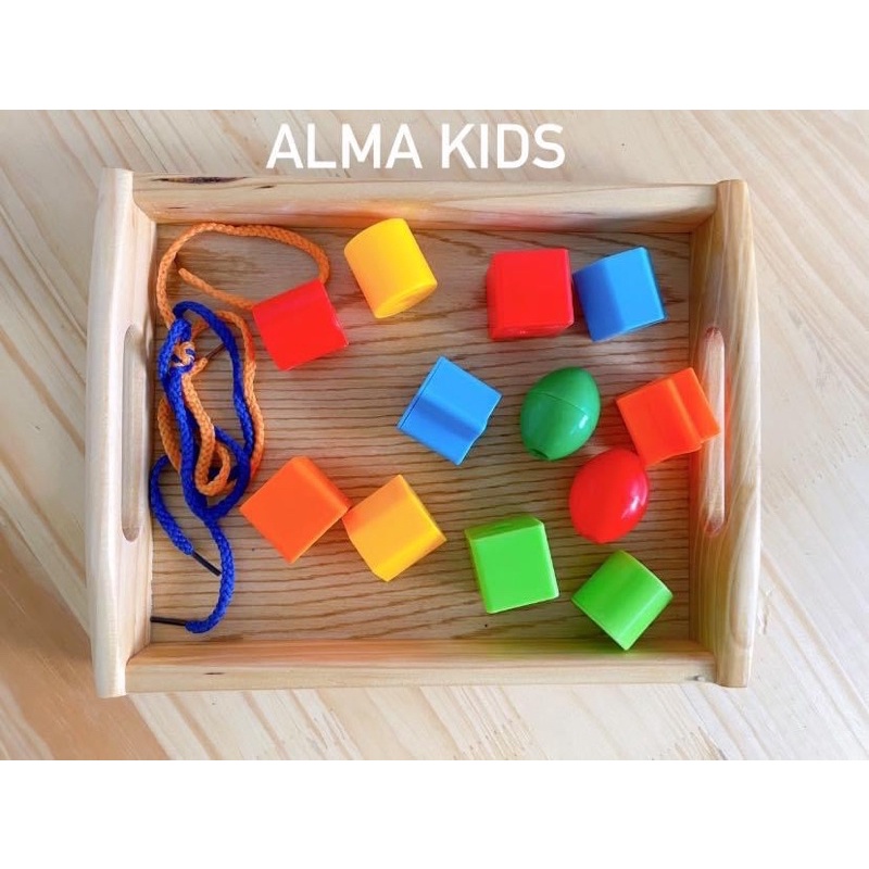 Xâu Hạt Nhựa Cho Bé Thông Minh Rèn Luyện Vận Động