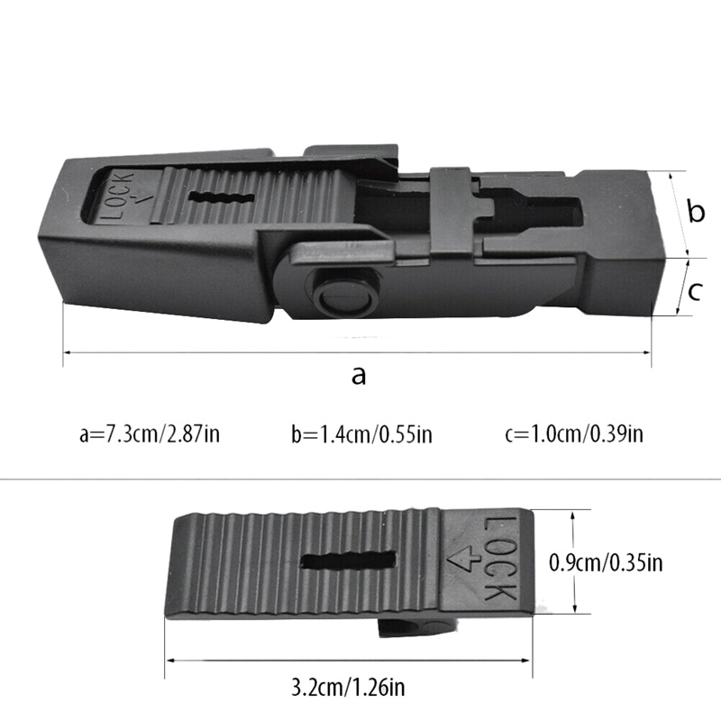 Set 2 kẹp cần gạt nước phía trước cho Land Rover Discovery II Range Rover L322 DKW100020