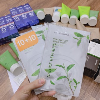 [Bill Hàn] Combo 10c mặt nạ Nature Republic