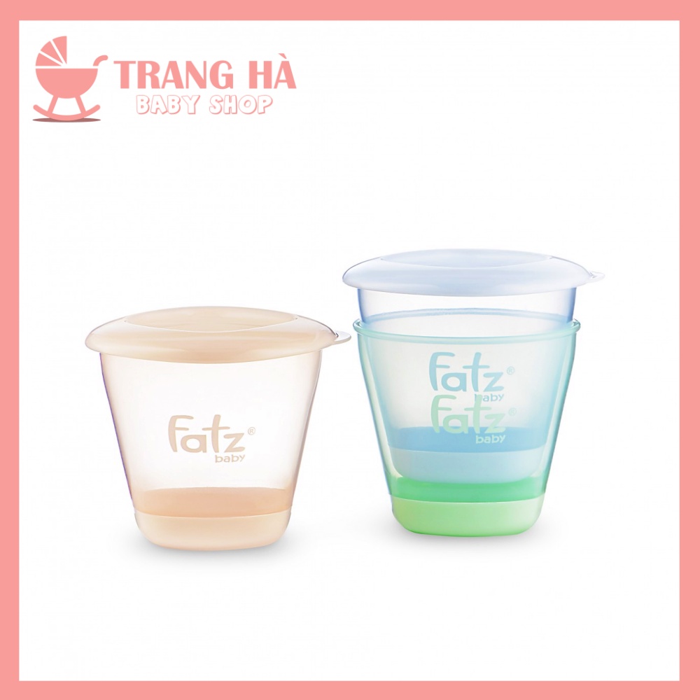 Bộ 3 Cốc Trữ Thức Ăn Dặm Xếp Chồng 150ml Fatz Baby FB0060N