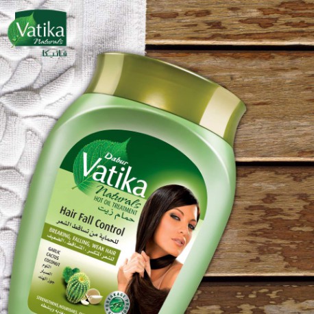 Kem ủ tóc Vatika Naturals Hot Oil Treatment Hair Fall Control – Ngăn ngừa tóc gãy rụng, kích thích mọc tóc nhanh