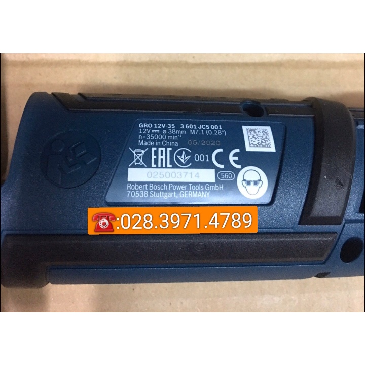 Máy cắt xoay đa năng pin Bosch GRO 12V-35 ,,BH 12 tháng