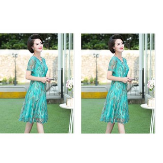 Đầm trung niên cao cấp AM104