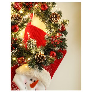 Đèn led vòng noel trang trí cửa