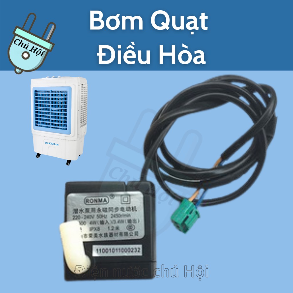 Bơm quạt điều hòa 4W thay thế các loại quạt Hơi Nước H-500 Điện nước chú Hội