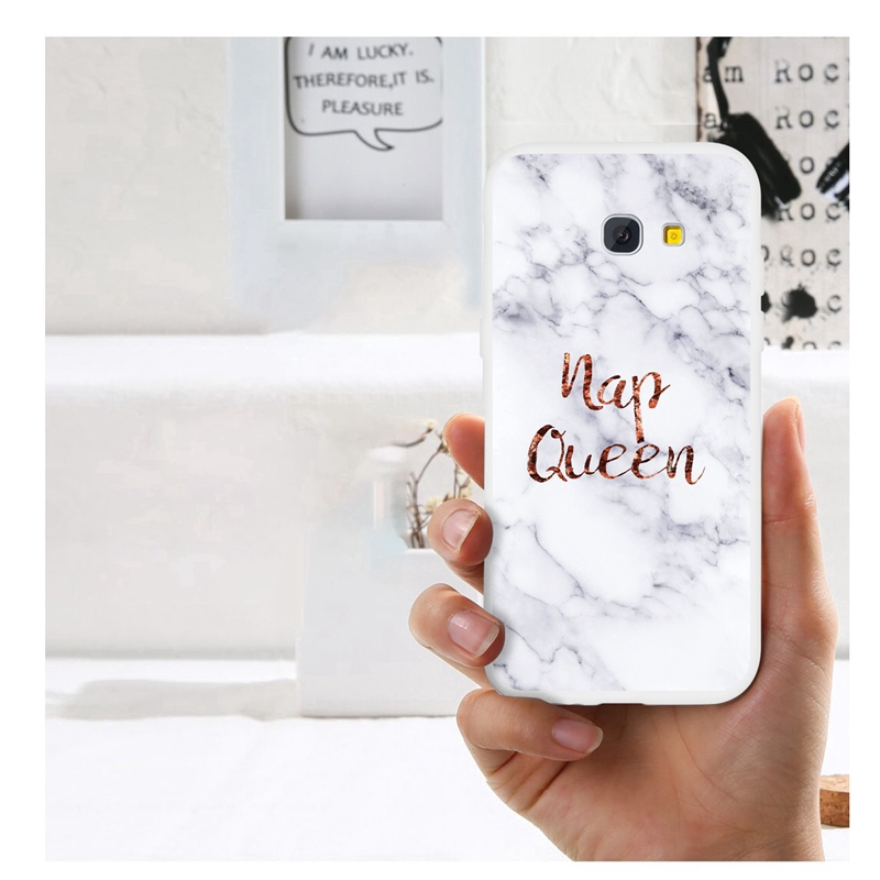 Ốp điện thoại siêu mỏng họa tiết đá hoa đẹp mắt cho Samsung Galaxy A5 2017