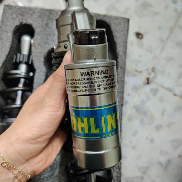 Phuộc ohlins nitron bình dầu dr wave Jupiter Elegant max cup