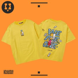 Áo thun Hey You Studio Simpson We Are One Vàng - Tee Simson x Jason Unisex