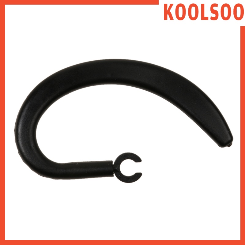 [KOOLSOO] 4xReplacement Spare Earhook Ear Earloop Wireless Bluetooth Earphone 5mm Black