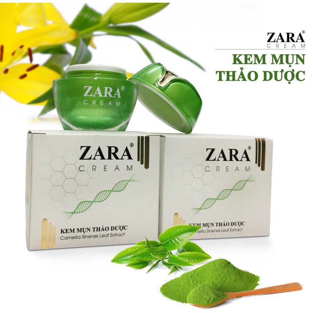 Kem mụn trứng cá ZARA 12g chính hãng