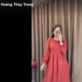 VÁY MAXI ĐŨI KÈM NƠ TIỂU THƯ (ảnh thật)