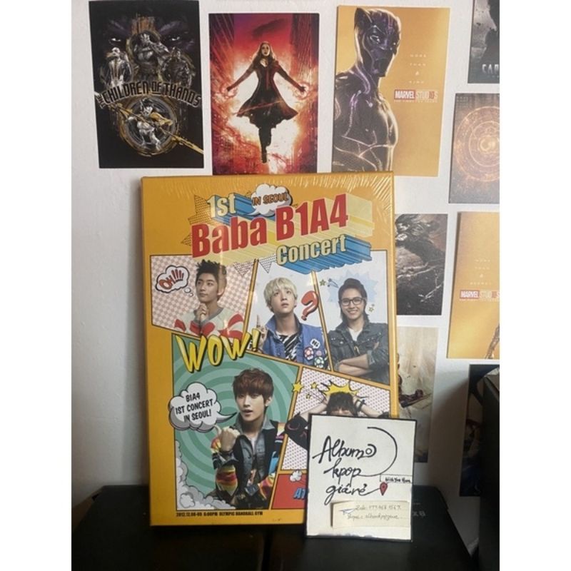 B1A4 1st concert In Seoul Dvd NGUYÊN SEAL full đồ như hình bên.
